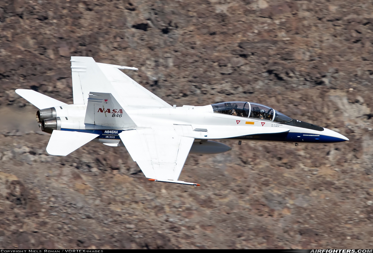 USA - NASA McDonnell Douglas F/A-18B Hornet N846NA at Off-Airport - Rainbow Canyon area, USA
