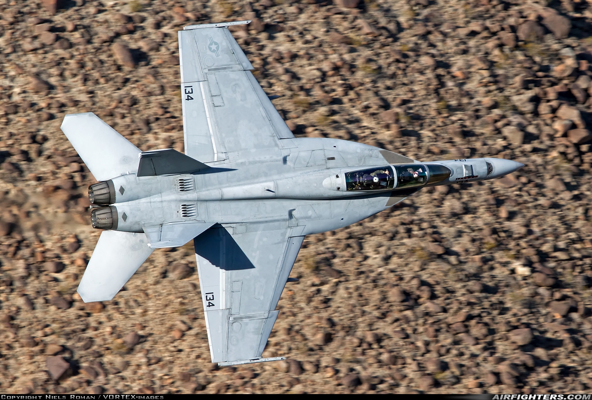 USA - Navy Boeing F/A-18F Super Hornet 166675 at Off-Airport - Rainbow Canyon area, USA