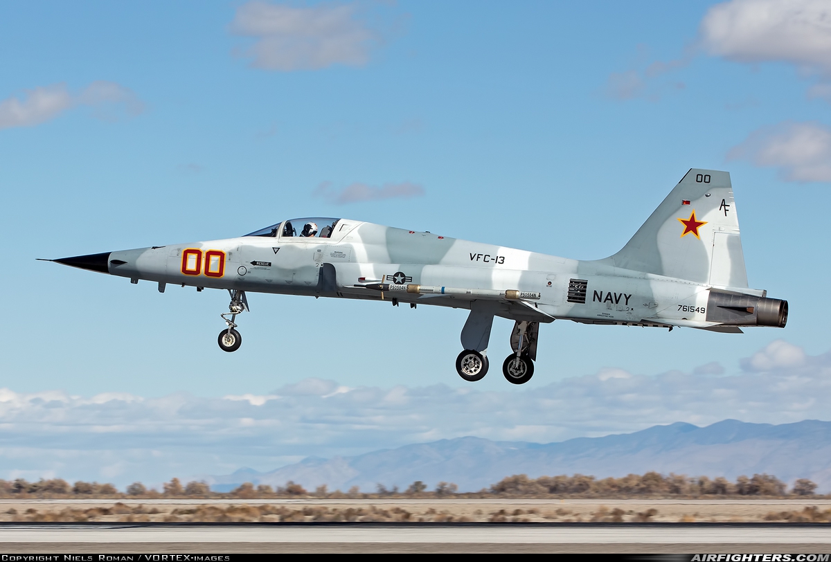 USA - Navy Northrop F-5N Tiger II 761549 at Fallon - Fallon NAS (NFL / KNFL), USA