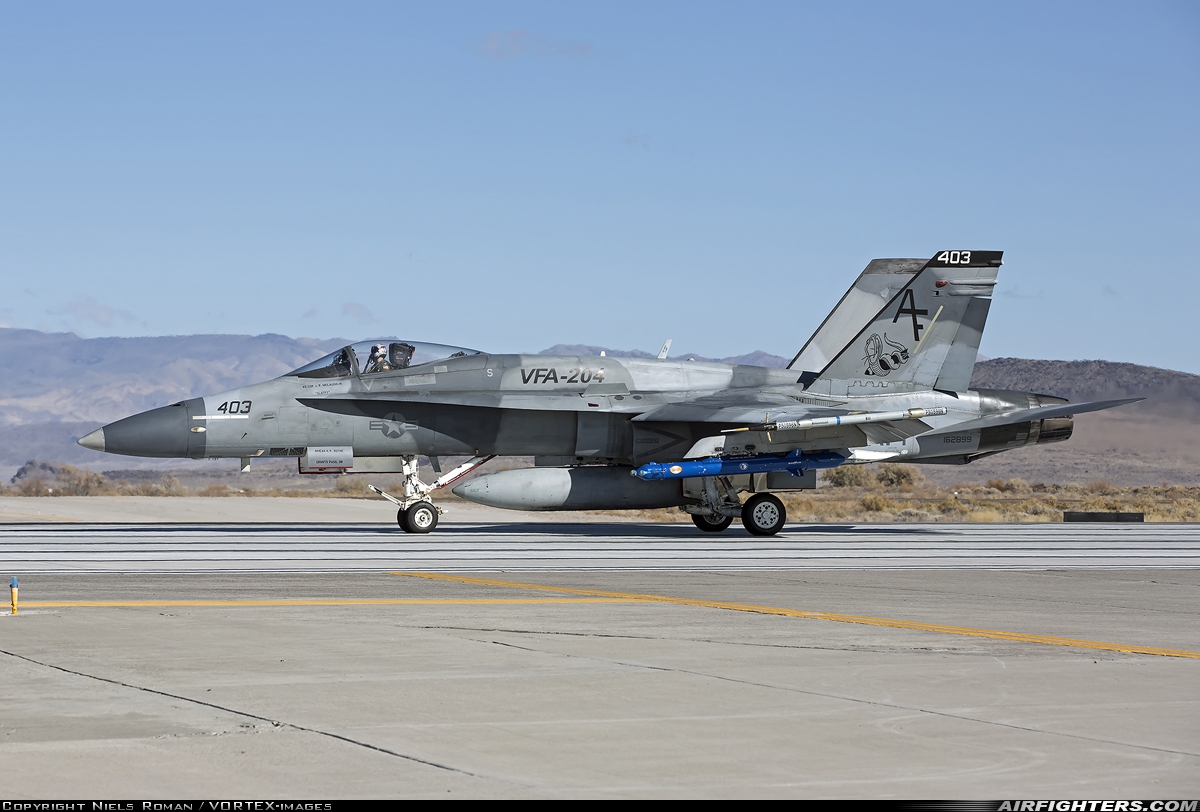 USA - Navy McDonnell Douglas F/A-18A+ Hornet 162899 at Fallon - Fallon NAS (NFL / KNFL), USA