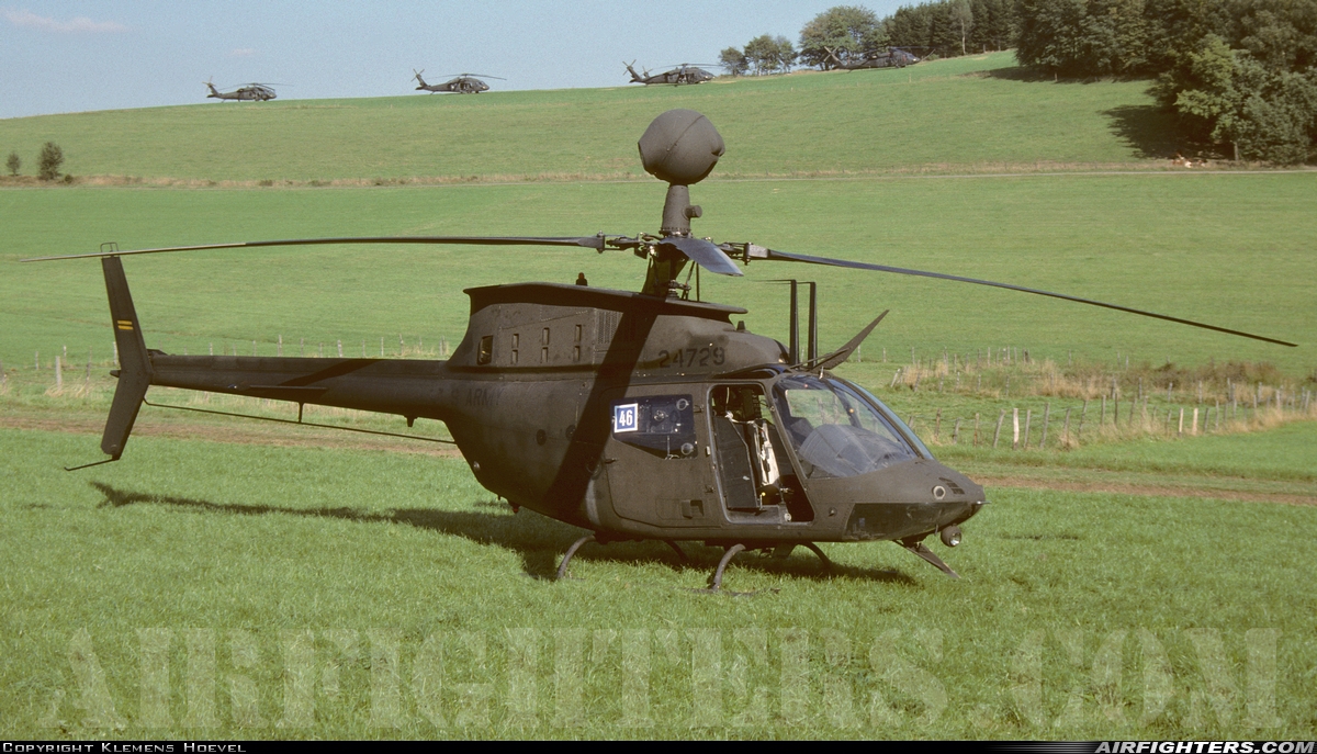 USA - Army Bell OH-58D Kiowa (406) 85-24729 at Off-Airport - Gummersbach, Germany