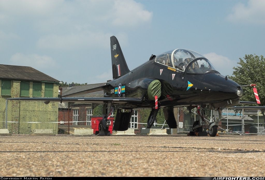 UK - Air Force British Aerospace Hawk T.1 XX349 at Northolt (NHT / EGWU), UK