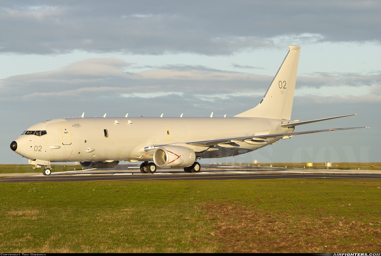 UK - Air Force Boeing Poseidon MRA1 (P-8A) ZP802 at Lossiemouth (LMO / EGQS), UK