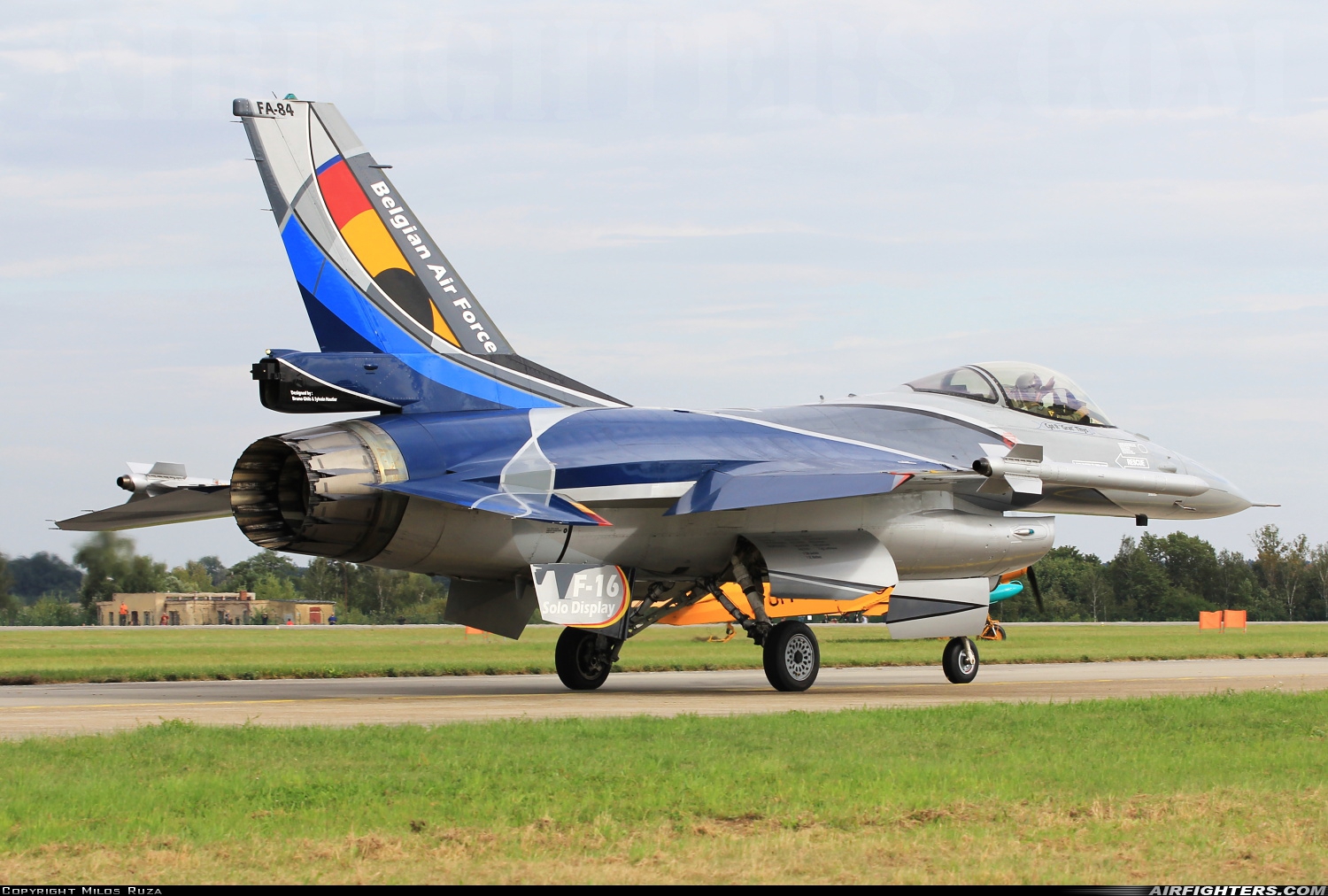Belgium - Air Force General Dynamics F-16AM Fighting Falcon FA-84 at Hradec Kralove (LKHK), Czech Republic