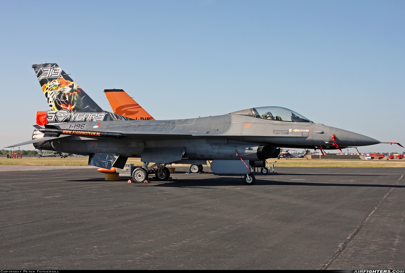 Netherlands - Air Force General Dynamics F-16AM Fighting Falcon J-196 at Fairford (FFD / EGVA), UK