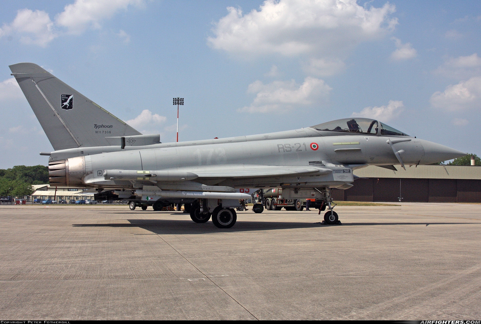 Italy - Air Force Eurofighter F-2000A Typhoon (EF-2000S) MM7306 at Fairford (FFD / EGVA), UK