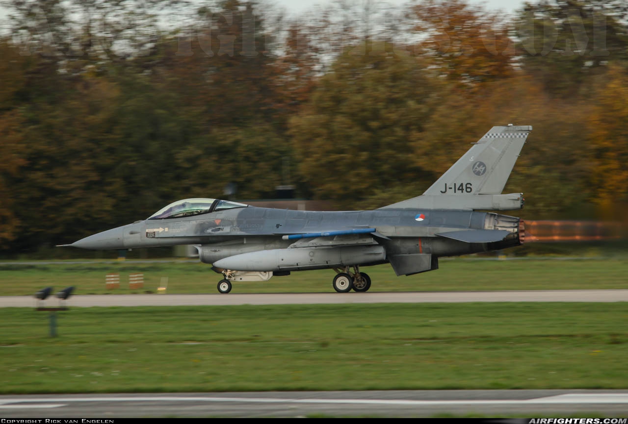 Netherlands - Air Force General Dynamics F-16AM Fighting Falcon J-146 at Uden - Volkel (UDE / EHVK), Netherlands