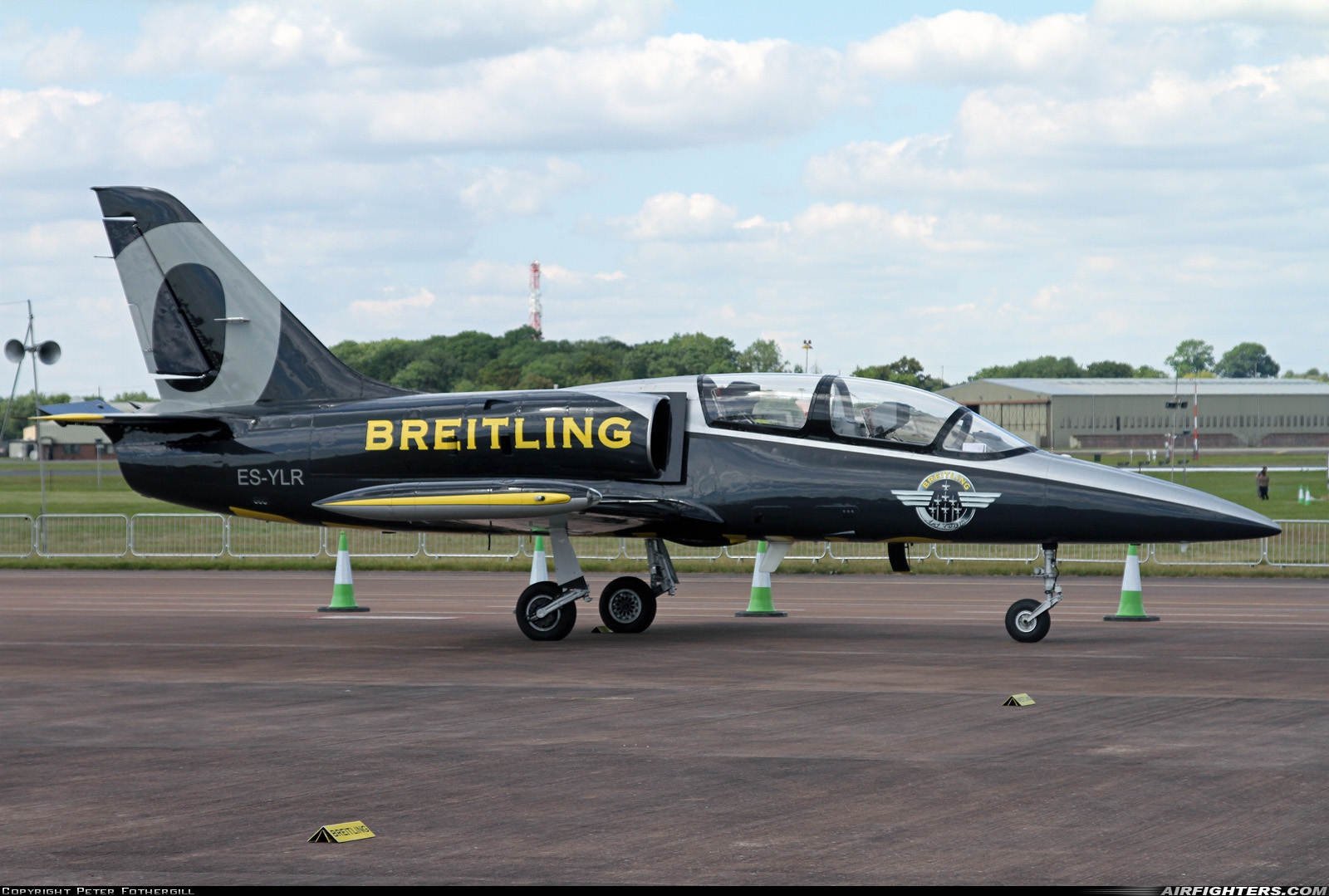Private - Breitling Jet Team Aero L-39C Albatros ES-YLR at Fairford (FFD / EGVA), UK