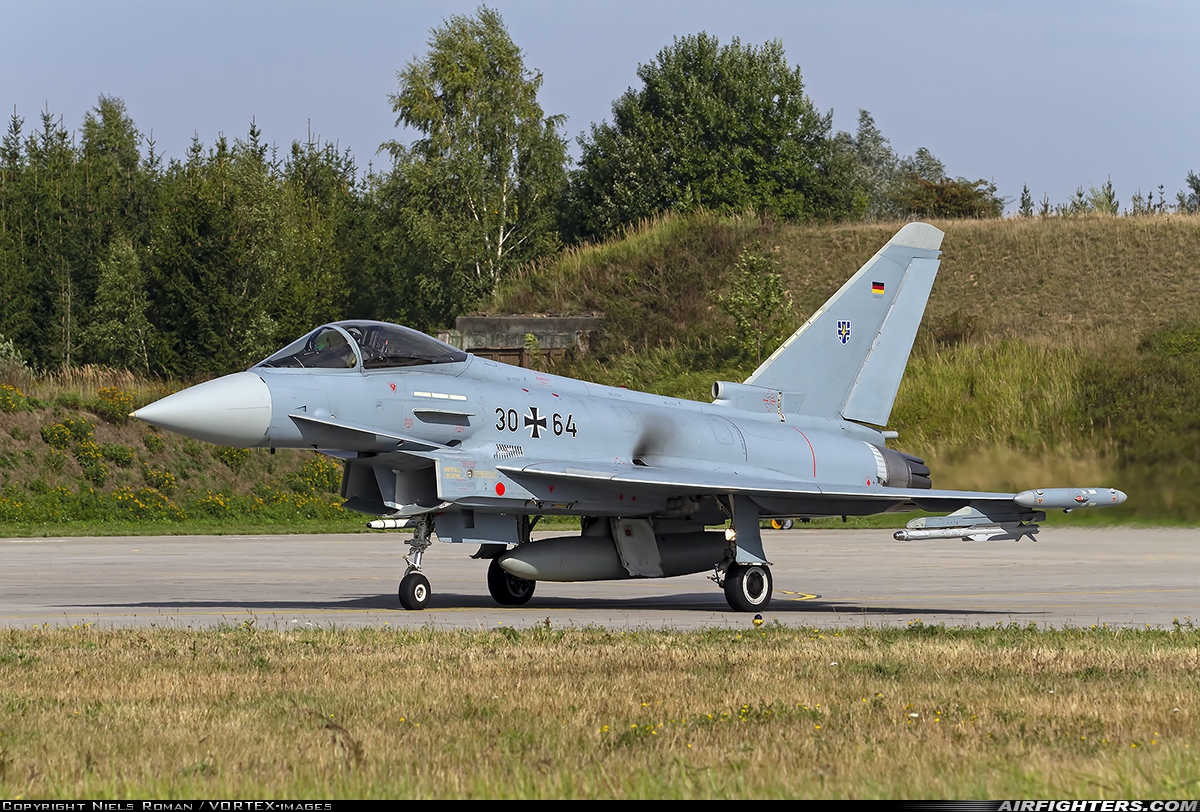 Germany - Air Force Eurofighter EF-2000 Typhoon S 30+64 at Rostock - Laage (RLG / ETNL), Germany