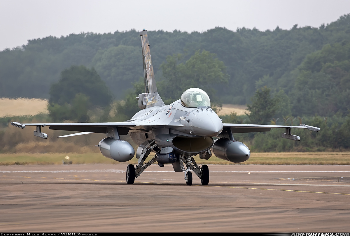 Norway - Air Force General Dynamics F-16AM Fighting Falcon 671 at Fairford (FFD / EGVA), UK
