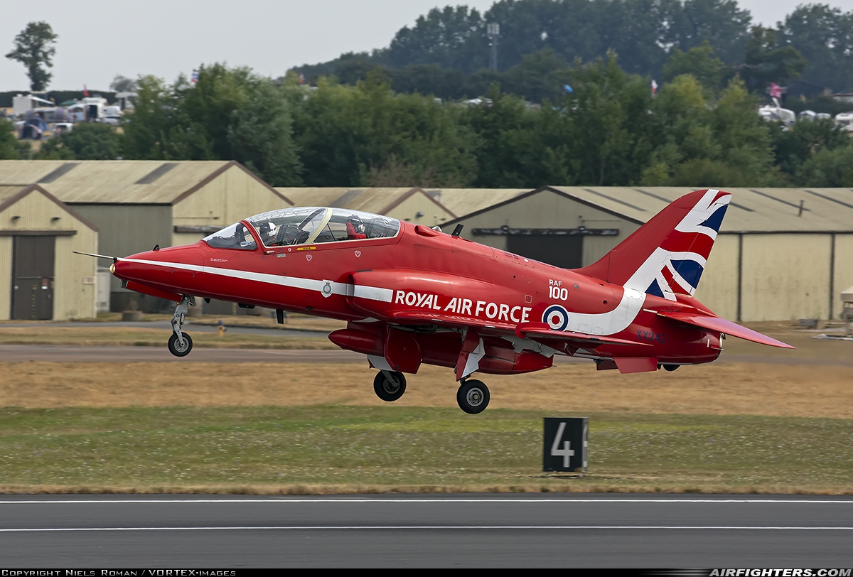 UK - Air Force British Aerospace Hawk T.1 XX242 at Fairford (FFD / EGVA), UK
