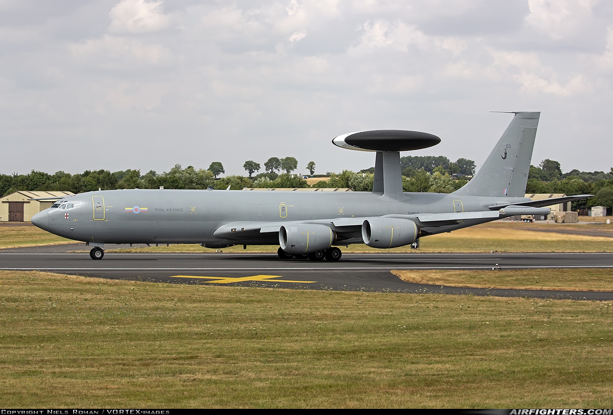 UK - Air Force Boeing E-3D Sentry AEW1 (707-300) ZH103 at Fairford (FFD / EGVA), UK