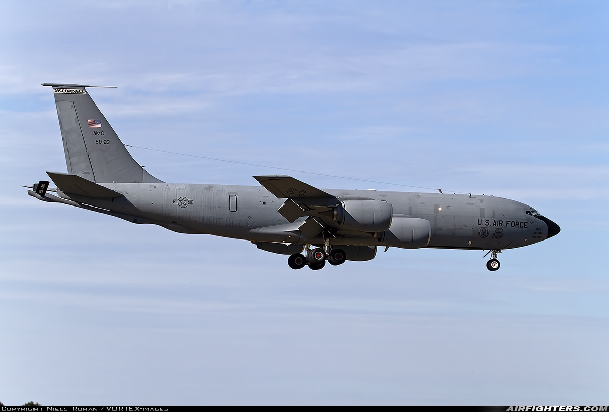 USA - Air Force Boeing KC-135R Stratotanker (717-100) 58-0123 at Mildenhall (MHZ / GXH / EGUN), UK