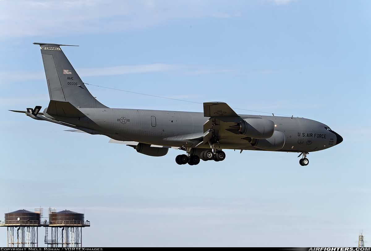 USA - Air Force Boeing KC-135T Stratotanker (717-148) 60-0336 at Mildenhall (MHZ / GXH / EGUN), UK
