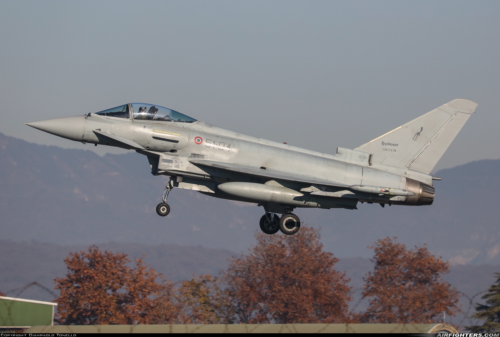 Italy - Air Force Eurofighter F-2000A Typhoon (EF-2000S) MM7319 at Treviso - Istrana (Vittorio Bragadin) (LIPS), Italy