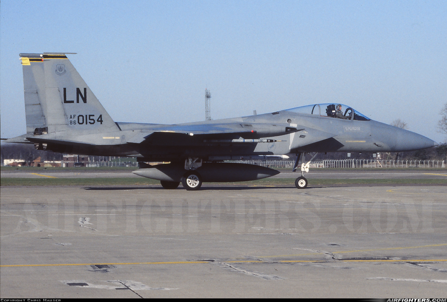 USA - Air Force McDonnell Douglas F-15C Eagle 86-0154 at Lakenheath (LKZ / EGUL), UK