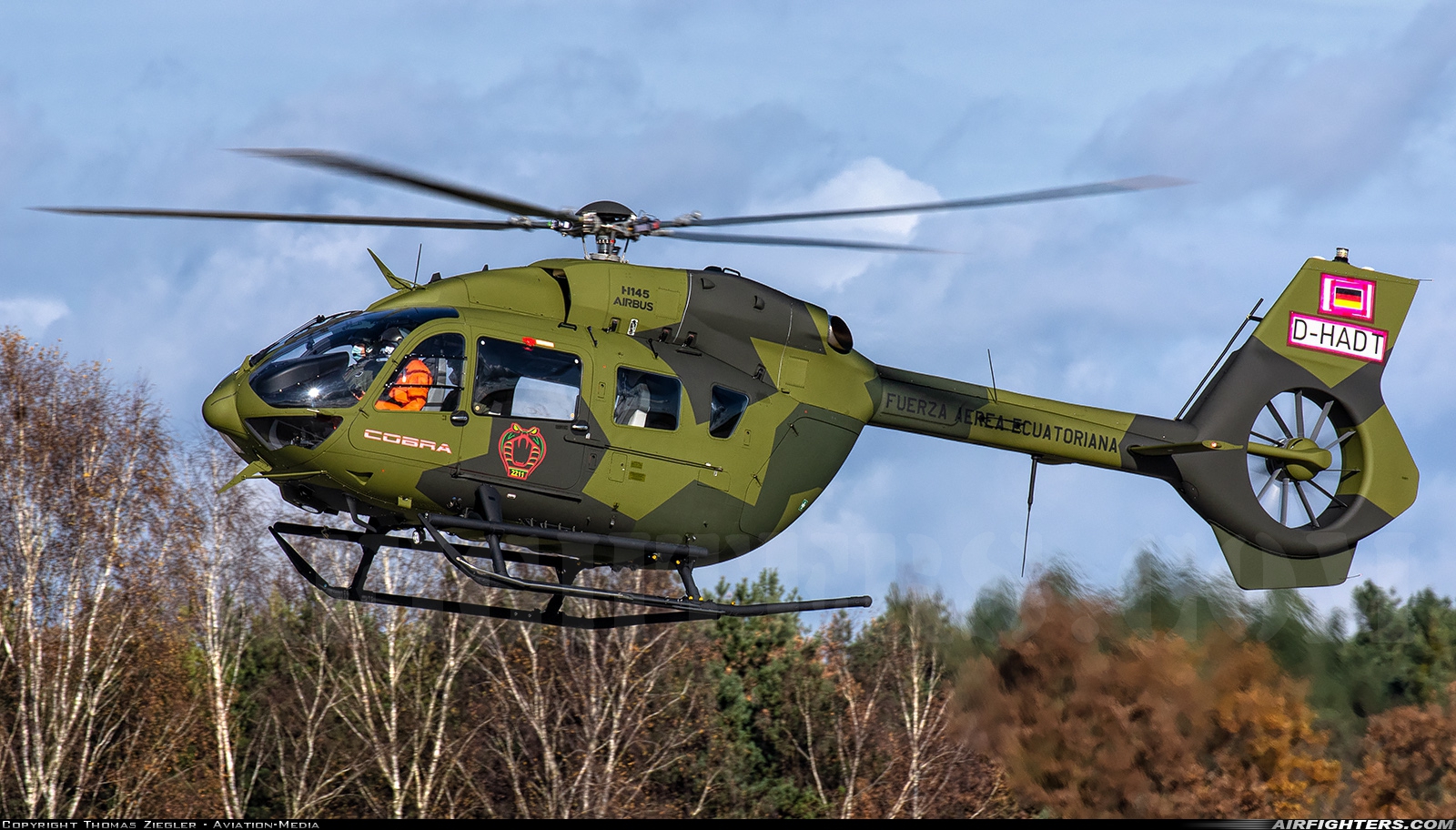 Ecuador - Air Force Eurocopter EC-645T2 D-HADT at Ingolstadt - Manching (ETSI), Germany