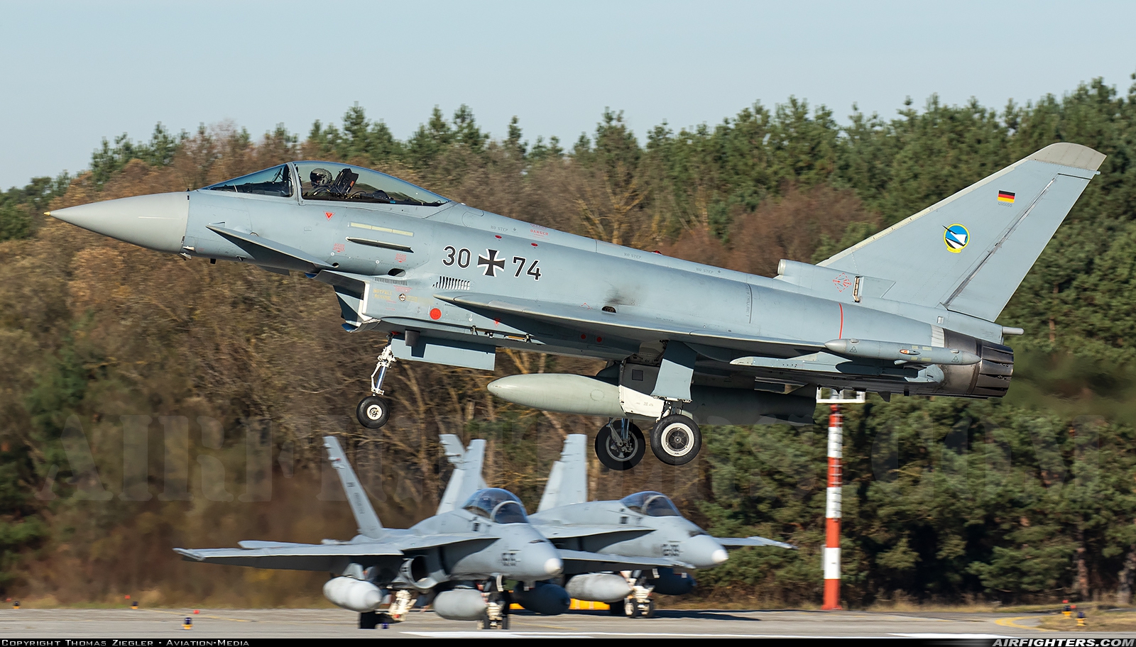 Germany - Air Force Eurofighter EF-2000 Typhoon S 30+74 at Ingolstadt - Manching (ETSI), Germany