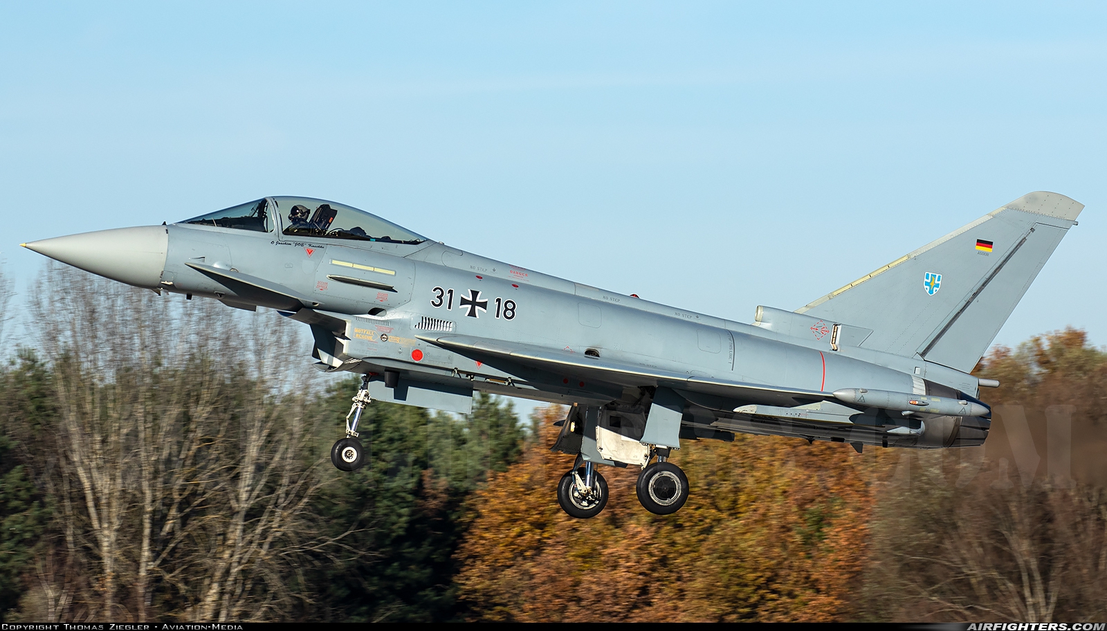 Germany - Air Force Eurofighter EF-2000 Typhoon S 31+18 at Ingolstadt - Manching (ETSI), Germany