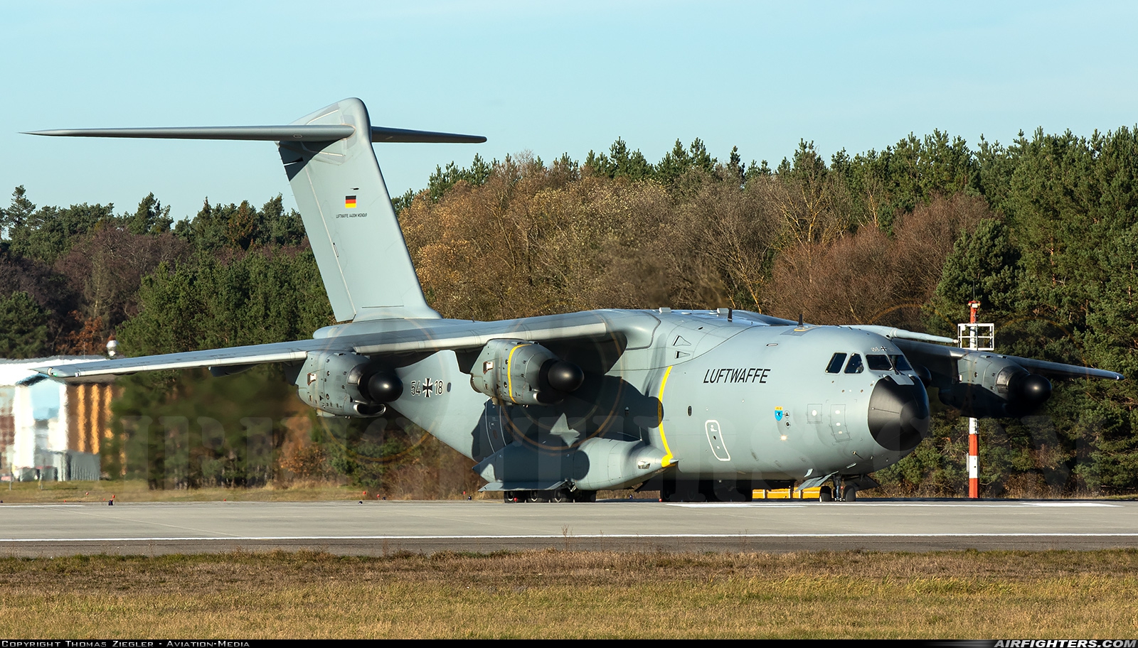 Germany - Air Force Airbus A400M-180 Atlas 54+18 at Ingolstadt - Manching (ETSI), Germany