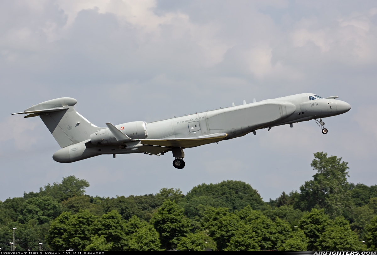 Italy - Air Force Gulfstream Aerospace G-550-CAEW MM62293 at Breda - Gilze-Rijen (GLZ / EHGR), Netherlands