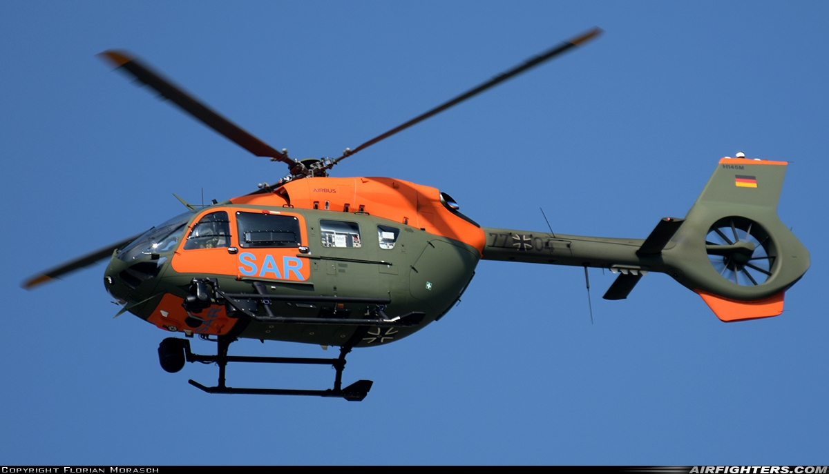 Germany - Army Eurocopter EC-645T2 77+04 at Ingolstadt - Manching (ETSI), Germany