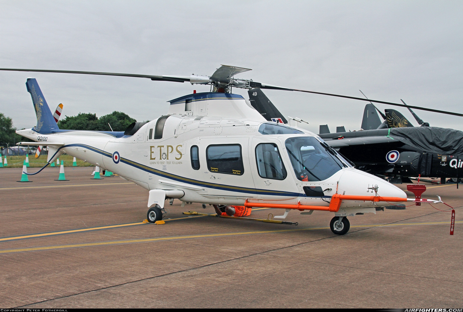 UK - ETPS Agusta A-109E Power QQ100 at Fairford (FFD / EGVA), UK