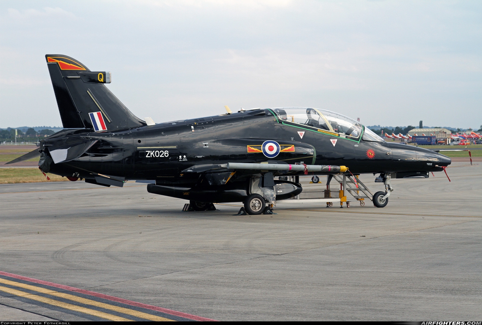 UK - Air Force BAE Systems Hawk T.2 ZK026 at Fairford (FFD / EGVA), UK