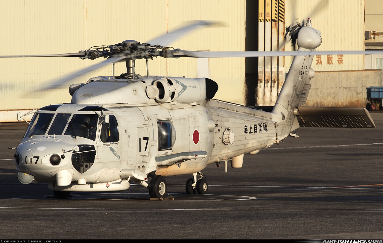 Japan - Navy Sikorsky SH-60K Seahawk (S-70B) 8417 at Kanoya (RJFY), Japan