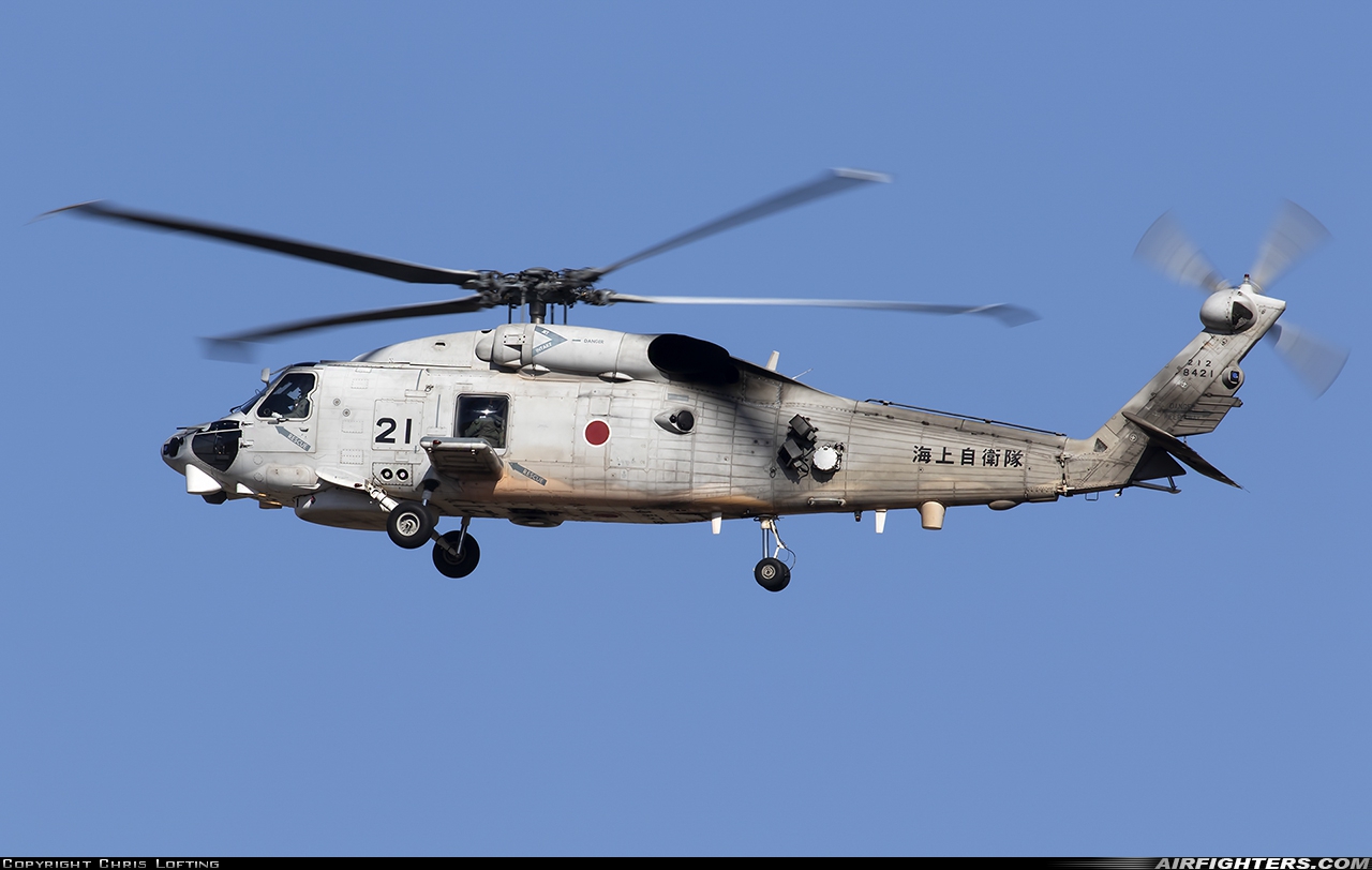 Japan - Navy Sikorsky SH-60K Seahawk (S-70B) 8421 at Kanoya (RJFY), Japan