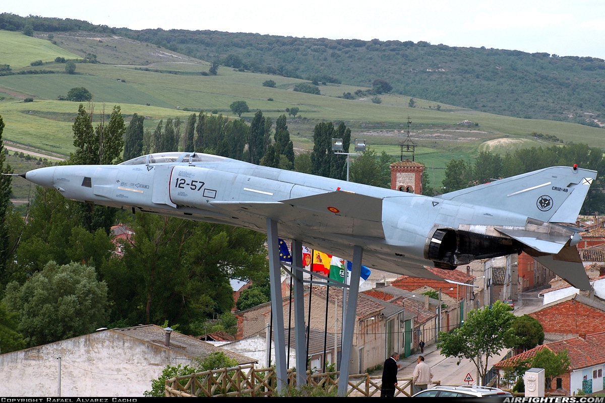 Spain - Air Force McDonnell Douglas RF-4C Phantom II CR.12-48 at Off-Airport - Antiguedad (Palencia), Spain