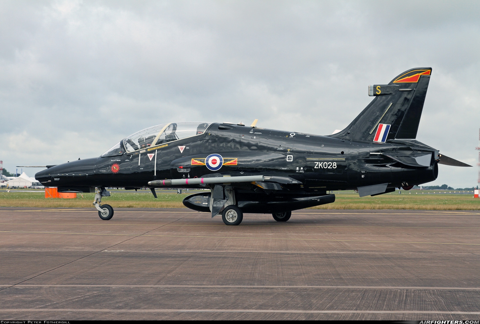 UK - Air Force BAE Systems Hawk T.2 ZK028 at Fairford (FFD / EGVA), UK
