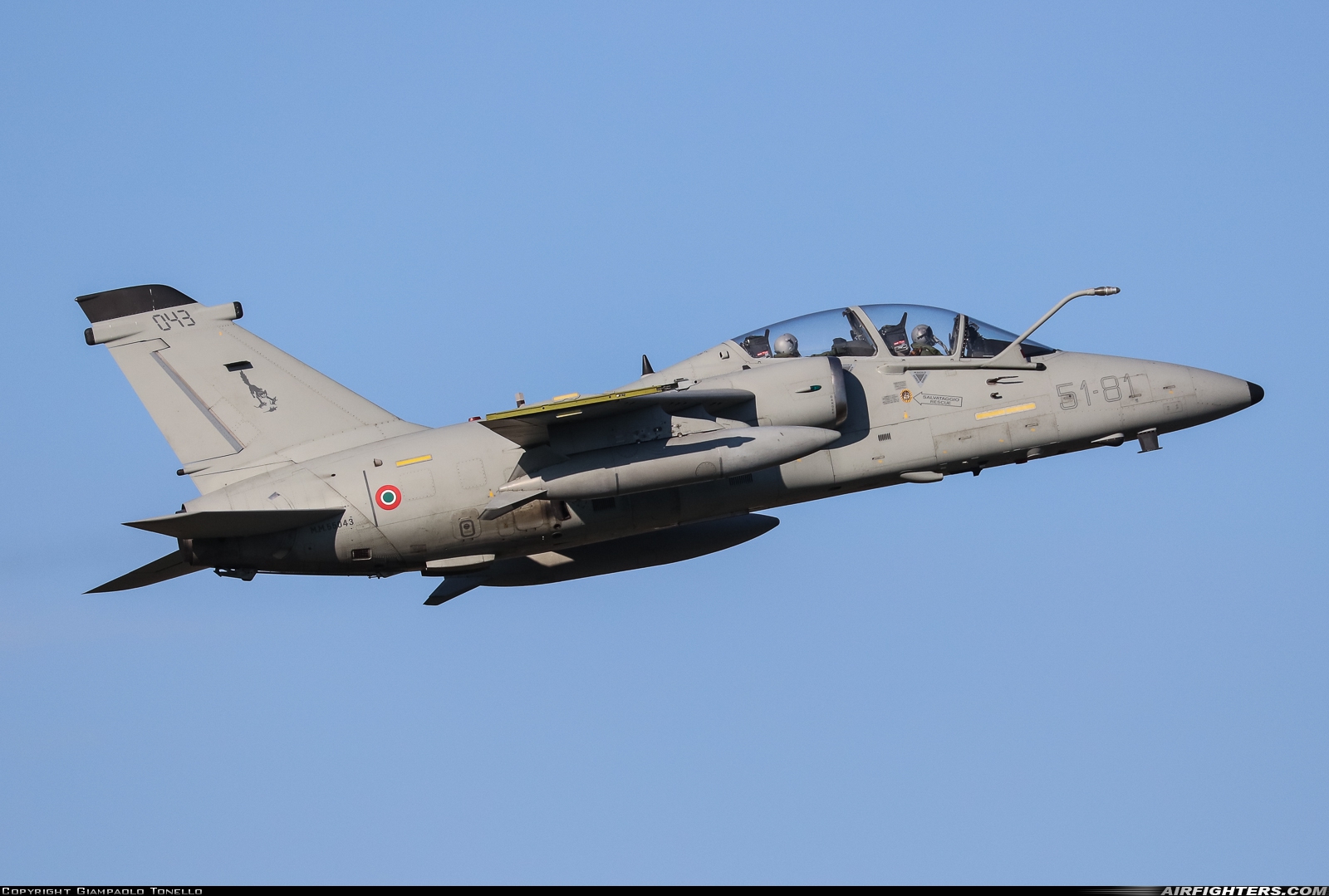 Italy - Air Force AMX International AMX-T MM55043 at Treviso - Istrana (Vittorio Bragadin) (LIPS), Italy
