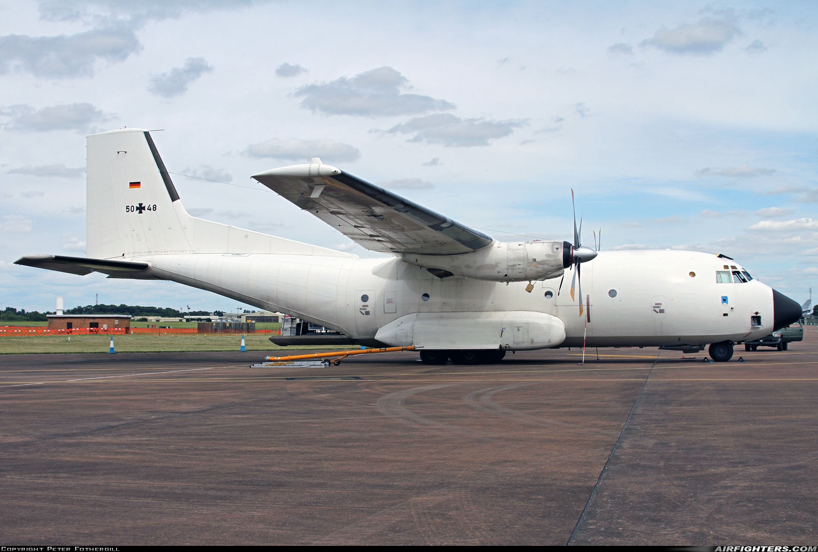 Germany - Air Force Transport Allianz C-160D 50+48 at Fairford (FFD / EGVA), UK