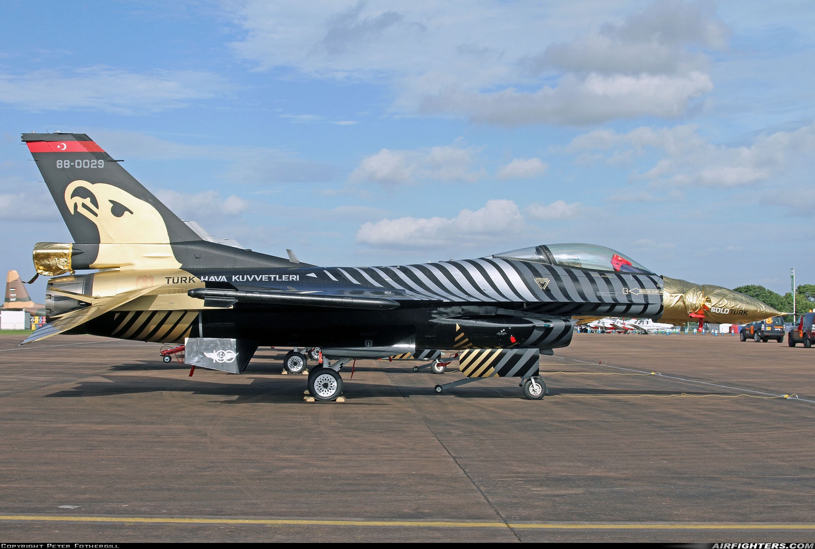 Türkiye - Air Force General Dynamics F-16C Fighting Falcon 88-0029 at Fairford (FFD / EGVA), UK