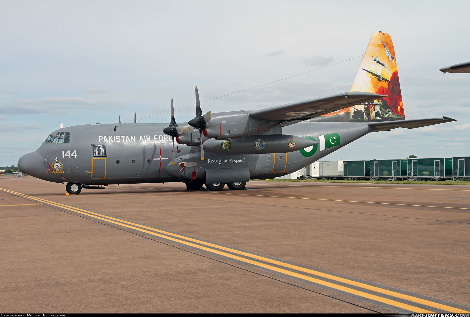 Pakistan - Air Force Lockheed L-100 Hercules (L-382B) 4144 at Fairford (FFD / EGVA), UK