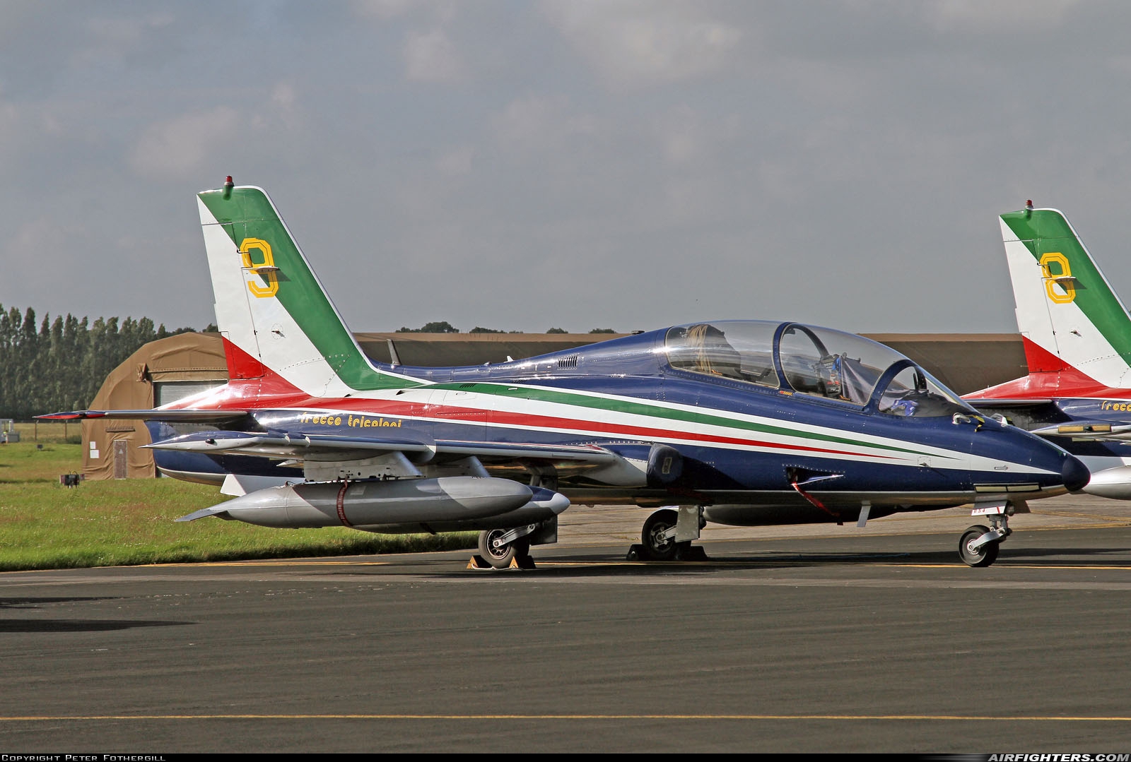 Italy - Air Force Aermacchi MB-339PAN MM55054 at Fairford (FFD / EGVA), UK
