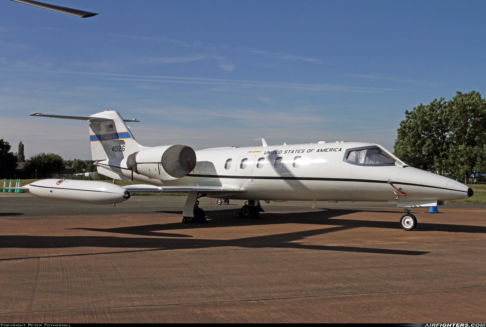 USA - Air Force Learjet C-21A 84-0126 at Fairford (FFD / EGVA), UK