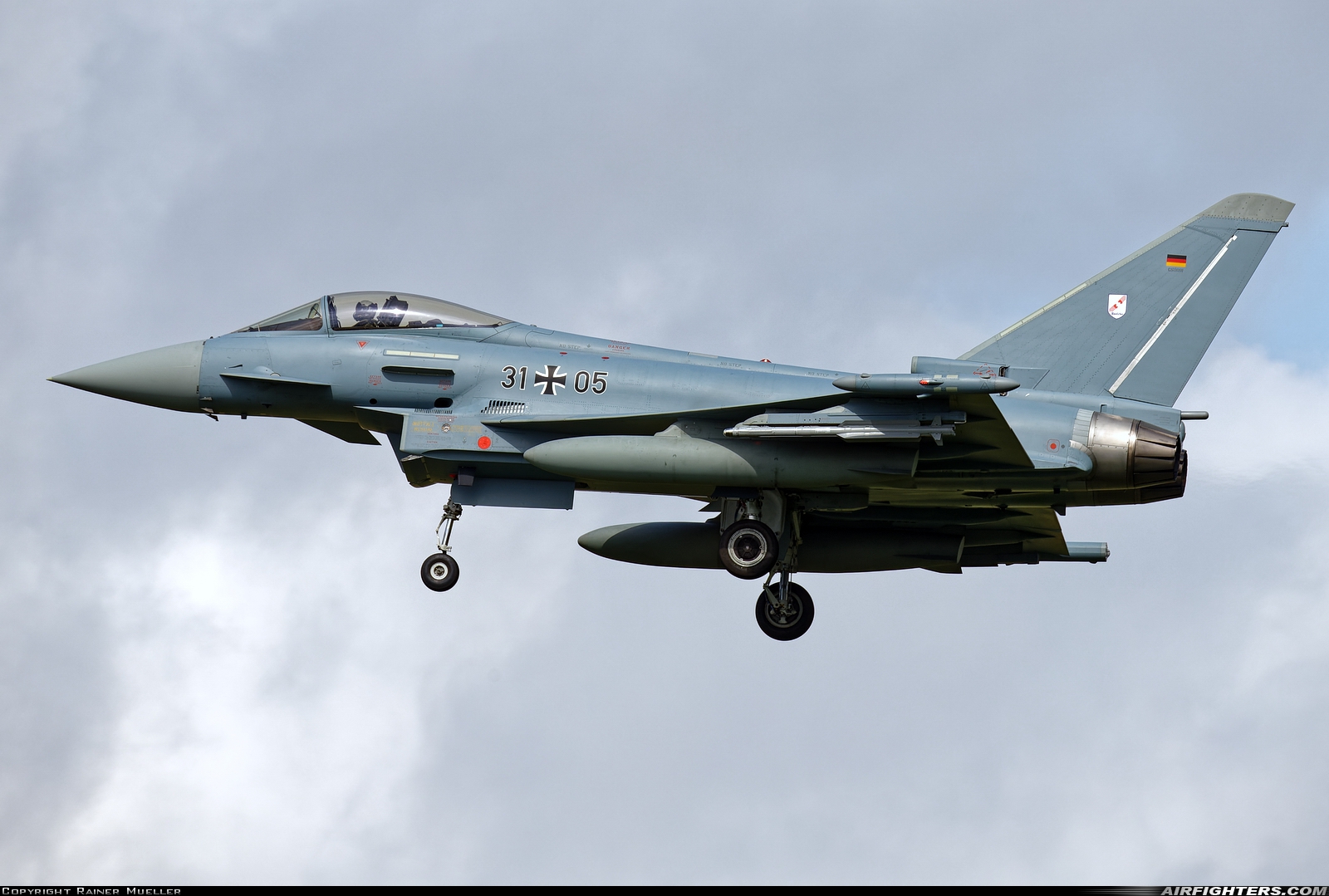 Germany - Air Force Eurofighter EF-2000 Typhoon S 31+05 at Norvenich (ETNN), Germany