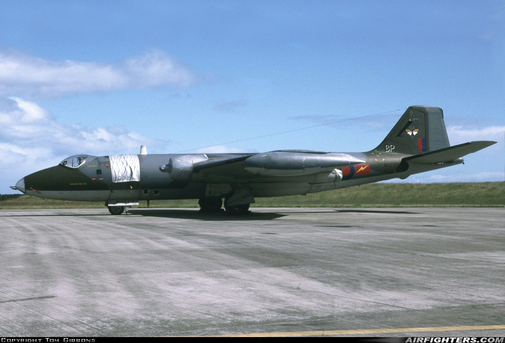 UK - Air Force English Electric Canberra PR7 WH779 at Kinloss (FSS / EGQK), UK