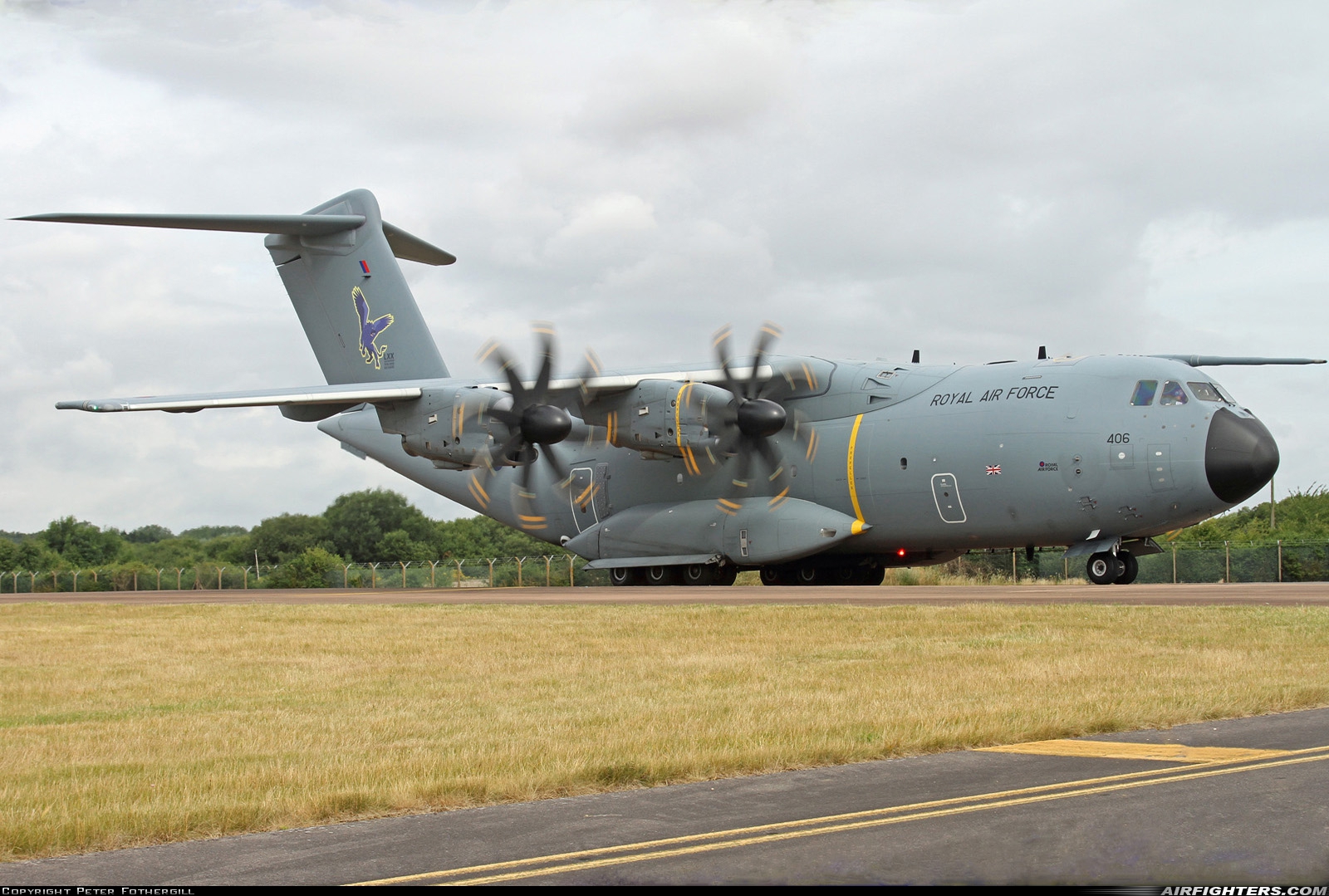 UK - Air Force Airbus Atlas C1 (A400M-180) ZM406 at Fairford (FFD / EGVA), UK