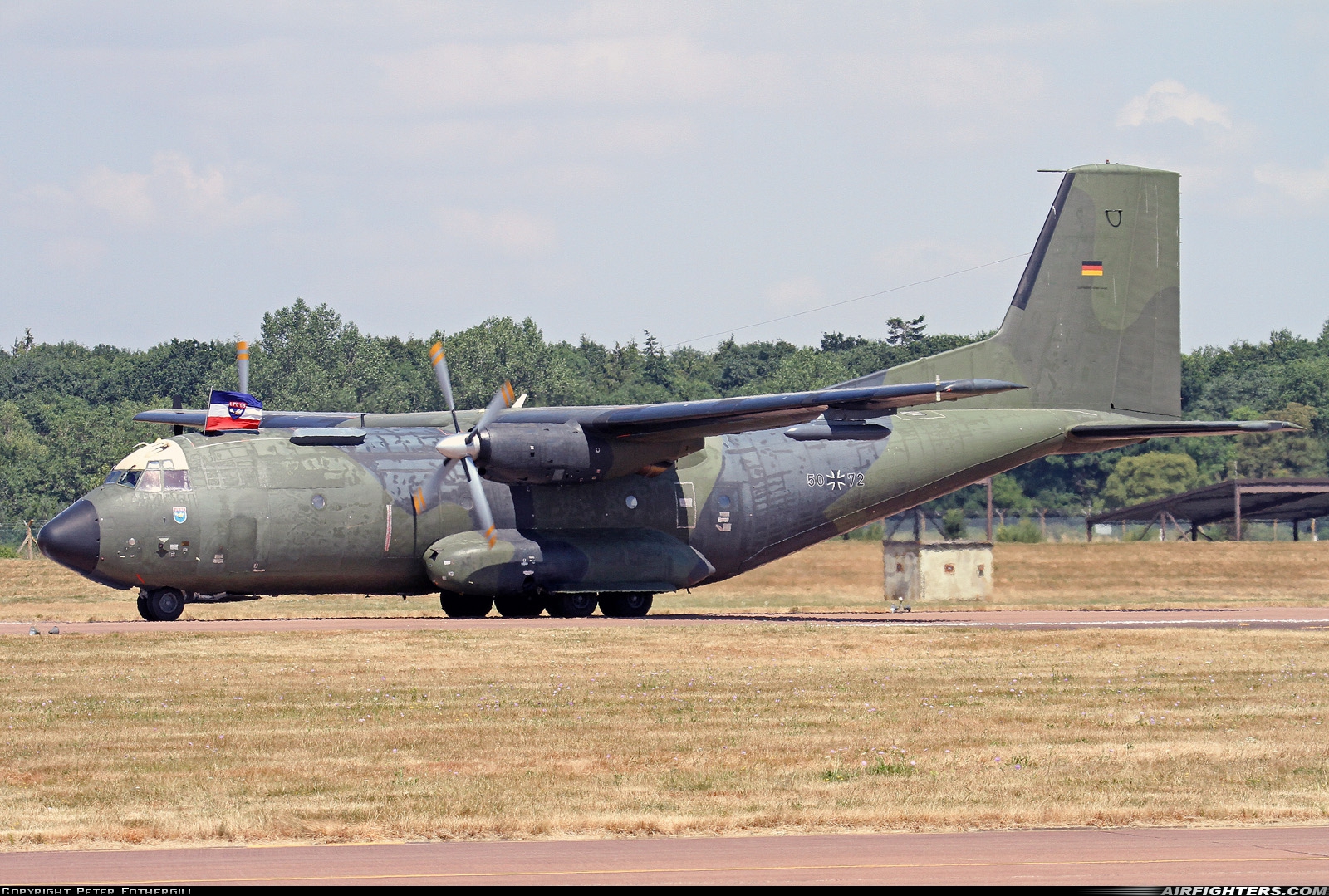 Germany - Air Force Transport Allianz C-160D 50+72 at Fairford (FFD / EGVA), UK