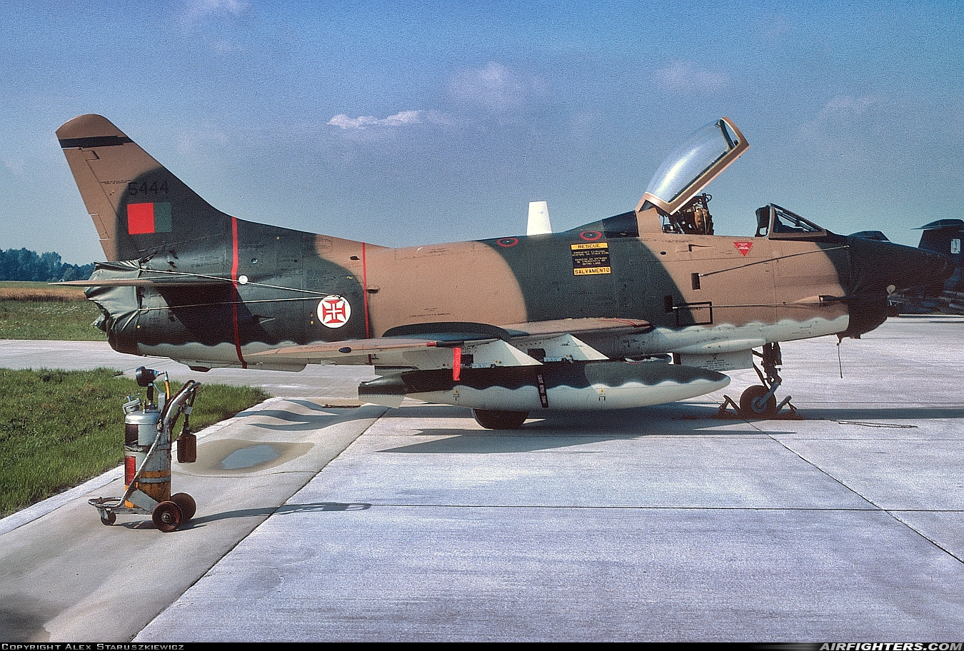 Portugal - Air Force Fiat G-91R3 5444 at Gutersloh (GUT / ETUO), Germany
