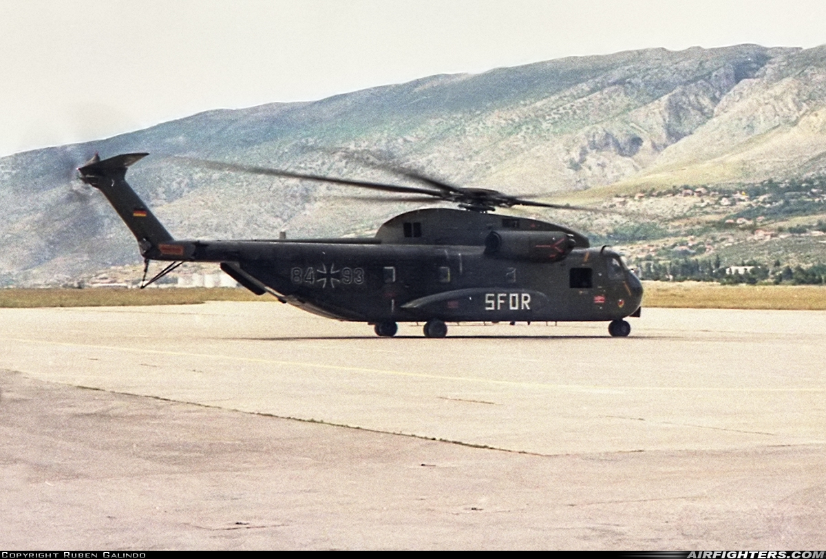 Germany - Army Sikorsky CH-53G (S-65) 84+93 at Mostar (OMO/LQMO), Bosnia and Herzegovina