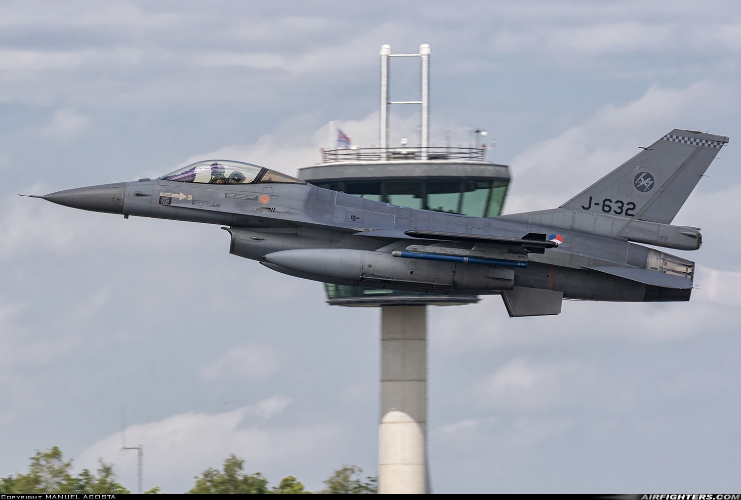 Netherlands - Air Force General Dynamics F-16AM Fighting Falcon J-632 at Uden - Volkel (UDE / EHVK), Netherlands
