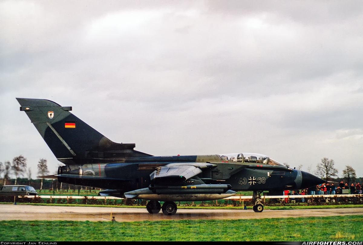 Germany - Navy Panavia Tornado IDS 43+68 at Uden - Volkel (UDE / EHVK), Netherlands