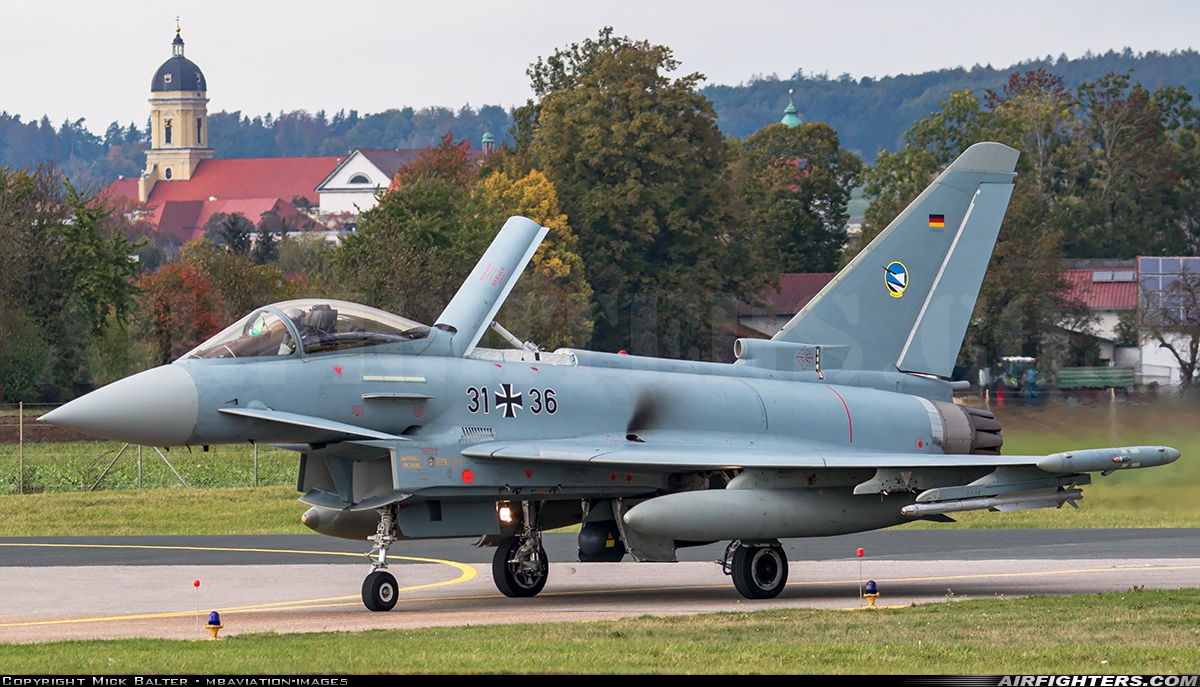 Germany - Air Force Eurofighter EF-2000 Typhoon S 31+36 at Neuburg - Zell (ETSN), Germany