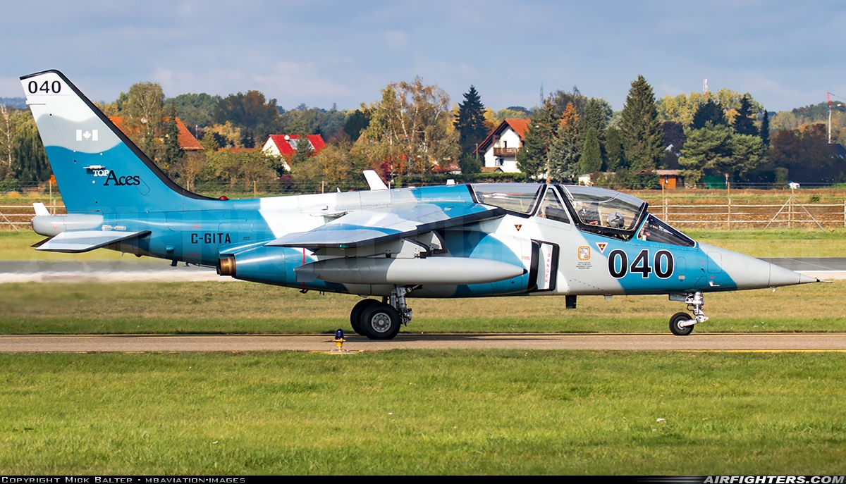 Company Owned - Top Aces (ATSI) Dassault/Dornier Alpha Jet A C-GITA at Neuburg - Zell (ETSN), Germany