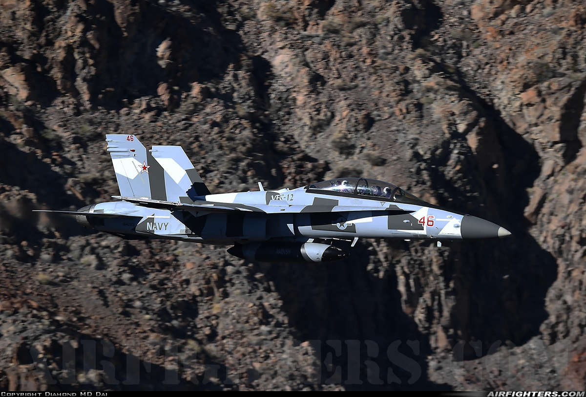 USA - Navy McDonnell Douglas F/A-18D Hornet 164263 at Off-Airport - Death Valley, USA