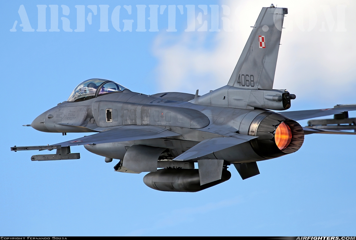 Poland - Air Force General Dynamics F-16C Fighting Falcon 4068 at Albacete (- Los Llanos) (LEAB), Spain